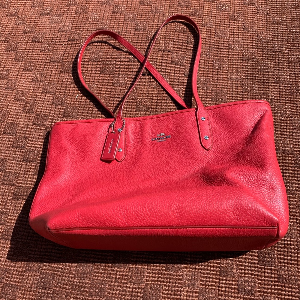 Red Coach Purse